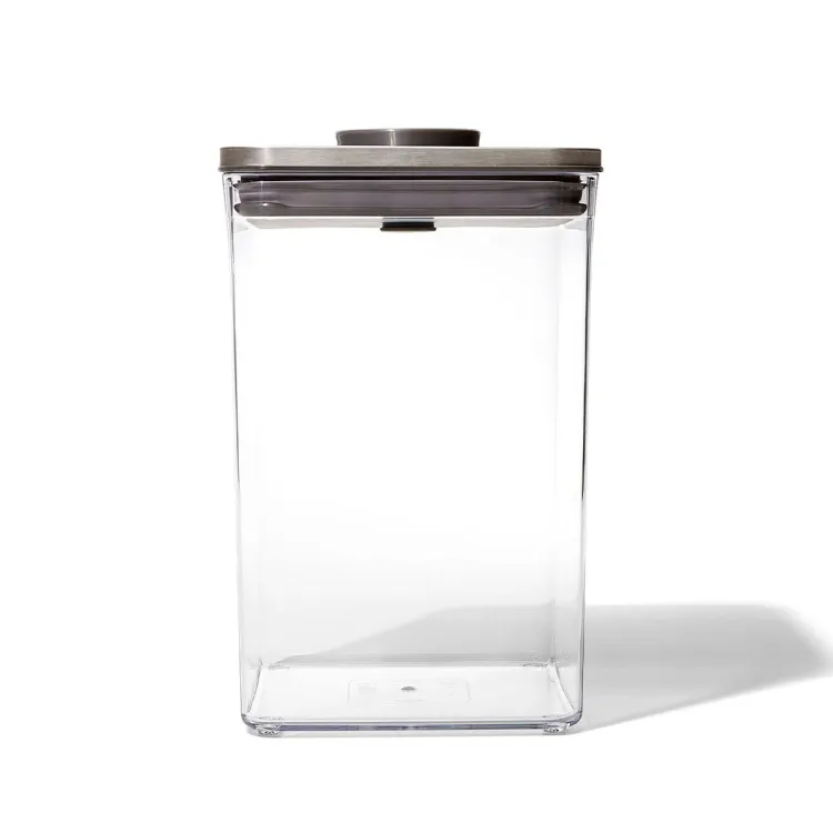 Pojemnik POP 4,2L kwadratowy - Steel / OXO