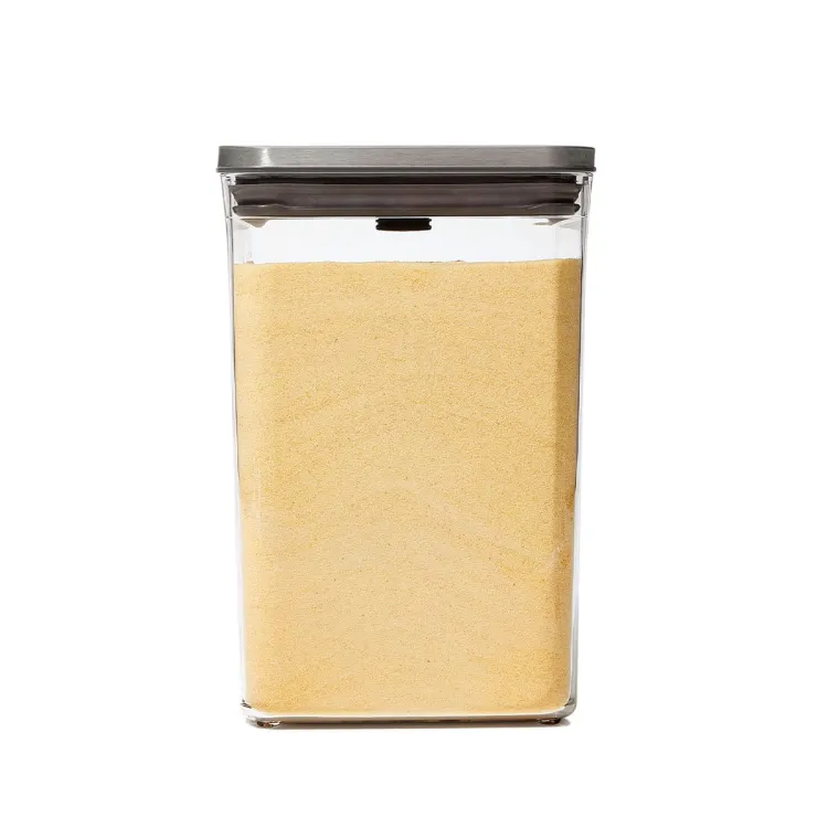 Pojemnik POP 4,2L kwadratowy - Steel / OXO