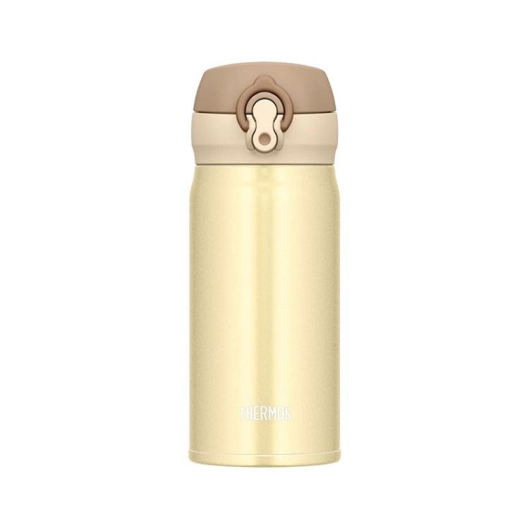Mobilny termokubek Thermos 0,35l kremowo-złoty