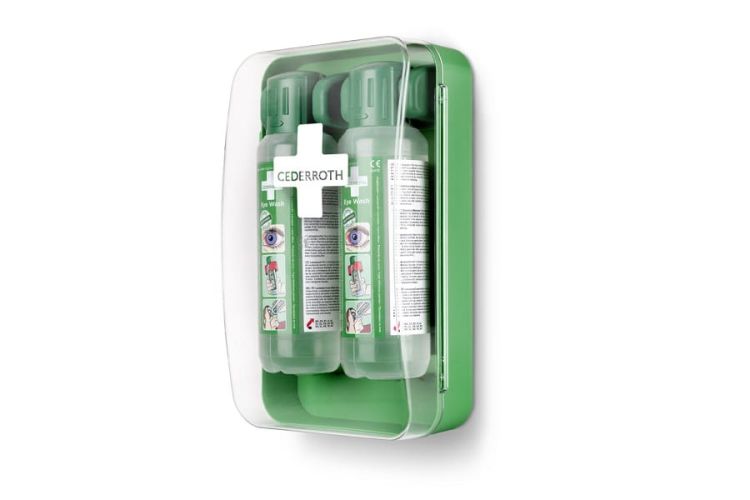 Płuczki do oczu w szafce Cederroth Eye Wash Cabinet