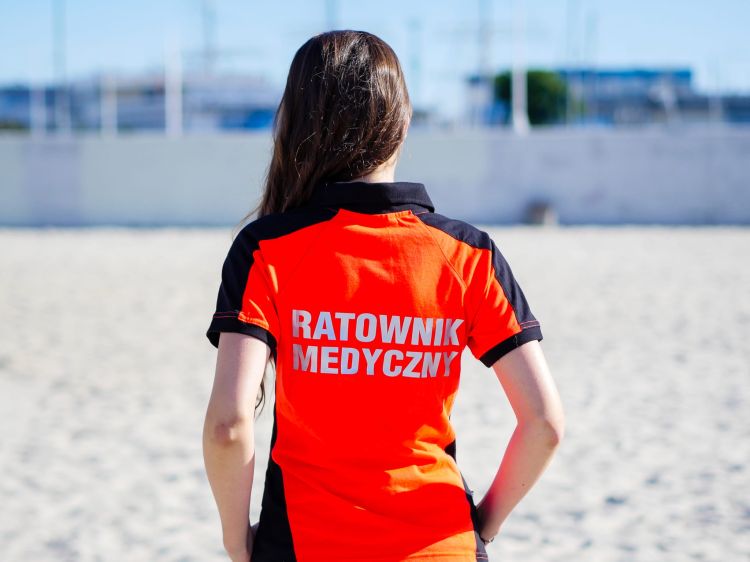 Koszulka ratownicza FLUO damska odblaskowa FUNKCYJNA