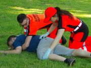 Koszulka ratownicza FLUO damska odblaskowa FUNKCYJNA