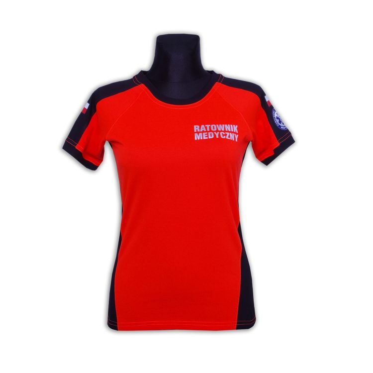 Koszulka ratownicza PRM-23 FLUO damska odblaskowa