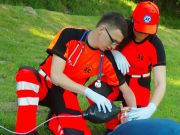 Koszulka ratownicza FLUO męska odblaskowa FUNKCYJNA