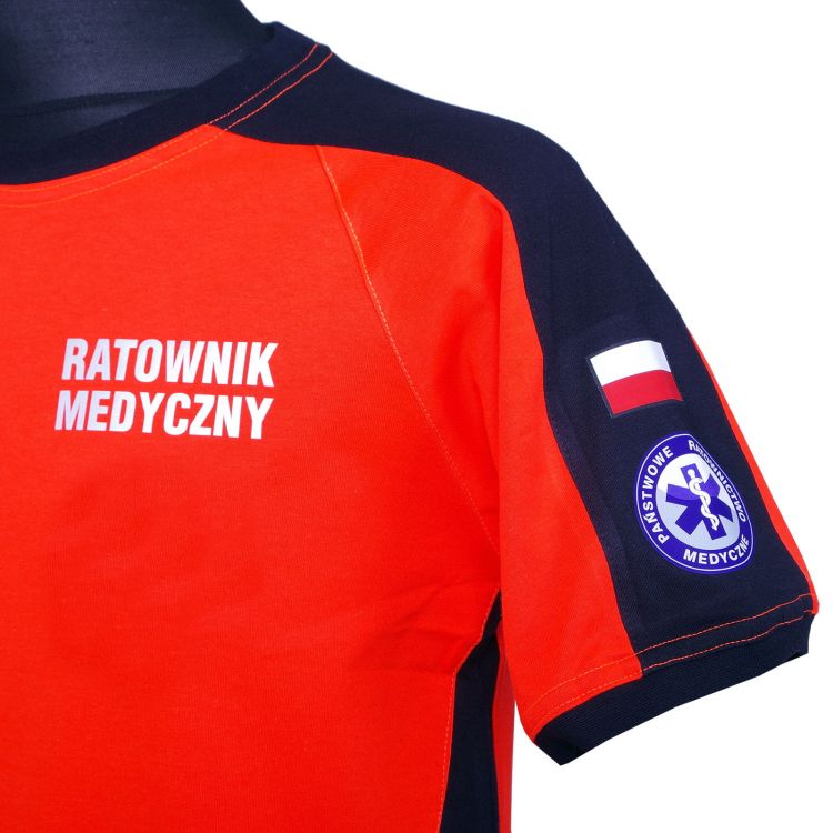 Koszulka ratownicza PRM-23 FLUO męska odblaskowa