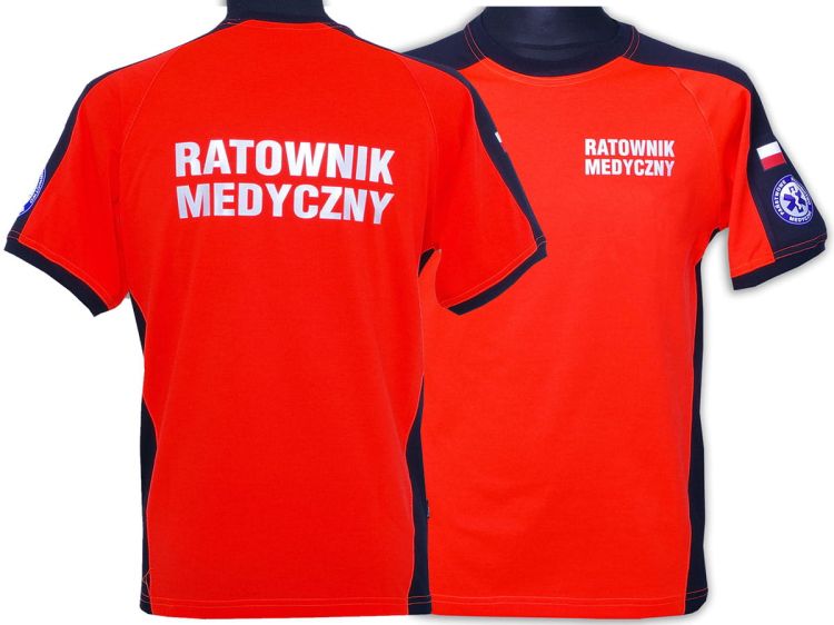 Koszulka ratownicza PRM-23 FLUO męska odblaskowa