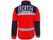 Polar ratowniczy North-Wind FLUO z kompletem emblematów odblaskowych na rzep