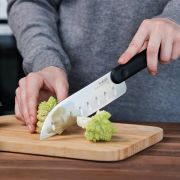Nóż santoku - Black / Trebonn