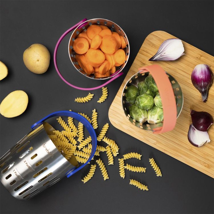Koszyk do gotowania stalowy Cookin'Pod PRO - Purple / Trebonn