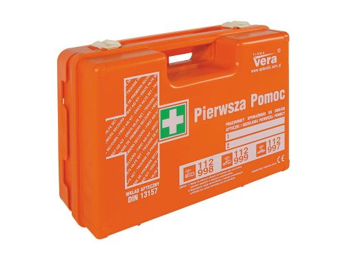 Przemysłowa apteczka pierwszej pomocy TOP 10 13157 w walizce z tworzywa ABS Vera