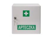Przemysłowa apteczka pierwszej pomocy VERA 4 13157 w szafce metalowej Vera