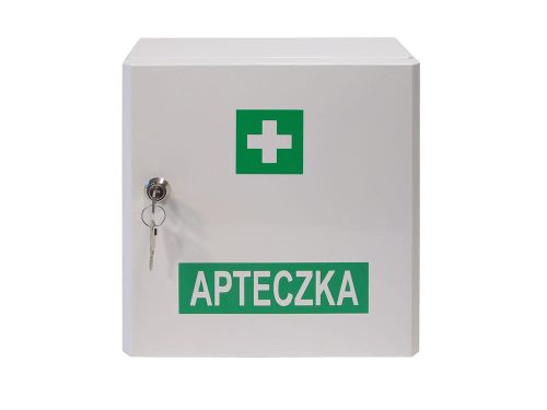 Przemysłowa apteczka pierwszej pomocy VERA 4 13157 w szafce metalowej Vera