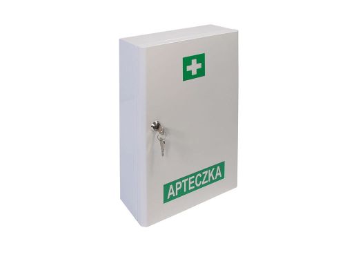 Przemysłowa apteczka pierwszej pomocy VERA 2 13157 w szafce metalowej Vera
