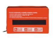 Apteczka samochodowa CLASSIC DIN 13164 w opakowaniu z tkaniny wodoodpornej Vera