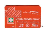 Apteczka samochodowa CLASSIC DIN 13164 w opakowaniu z tkaniny wodoodpornej Vera