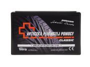 Apteczka samochodowa CLASSIC FOTODRUK DIN 13164 w pudełku z tworzywa  Vera