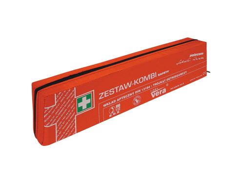 Samochodowy zestaw pierwszej pomocy SAFETY w opakowaniu z tkaniny wodoodpornej Vera