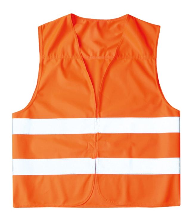 Kamizelka ostrzegawcza z certyfikatem DIN EN 471 w opakowaniu z tkaniny wodoodpornej Vera