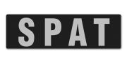 Emblemat SPAT odblaskowy na rzepie 13 x 5 cm