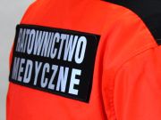 Emblemat RATOWNIK MEDYCZNY odblaskowy na rzepie 31 x 10 cm