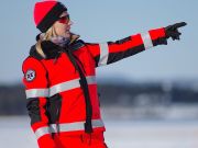 Czapka ratownicza zimowa PARAMEDYK - fluo