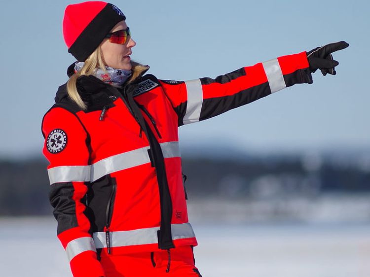 Czapka ratownicza zimowa PARAMEDYK - fluo