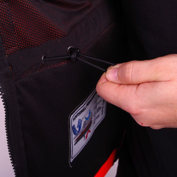 Kurtka ratownicza Softshell PRM-23 FLUO North-Wind z kompletem emblematów odblaskowych na rzep