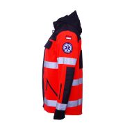 Kurtka ratownicza Softshell PRM-23 FLUO North-Wind z kompletem emblematów odblaskowych na rzep