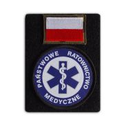 Rzep pętelka na rekaw pod małe emblematy 10 x 13 cm