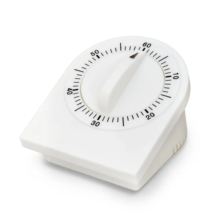 Minutnik mechaniczny ADE, do 59 minut, 7,5 x 9,5 x 6,5 cm, biały