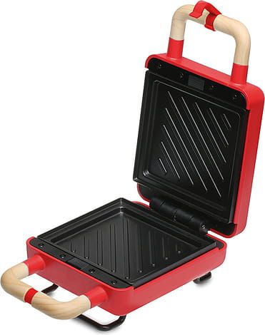 Opiekacz do kanapek gofrownica ADE Kitchen , 14×22,5×9,5 cm, czarny
