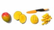 Krajalnica do mango 2w1 czarno-żółta GoodGrips / OXO