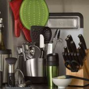 Ociekacz na sztućce, stalowy, Good Grips / OXO