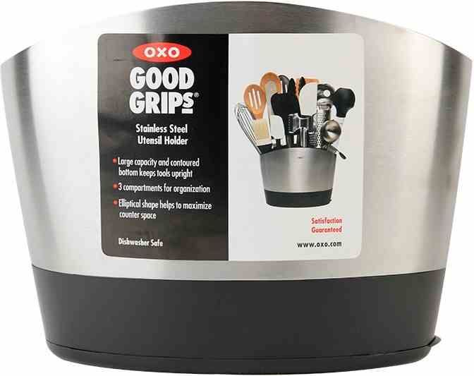 Ociekacz na sztućce, stalowy, Good Grips / OXO