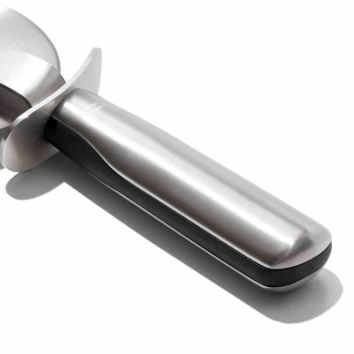 Nóż do pizzy stalowy, STEEL / OXO