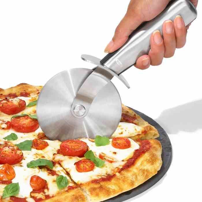 Nóż do pizzy stalowy, STEEL / OXO