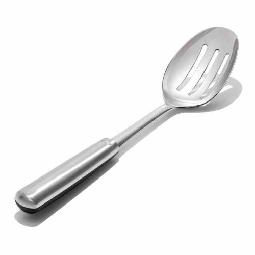 Łyżka cedzakowa stalowa, STEEL / OXO