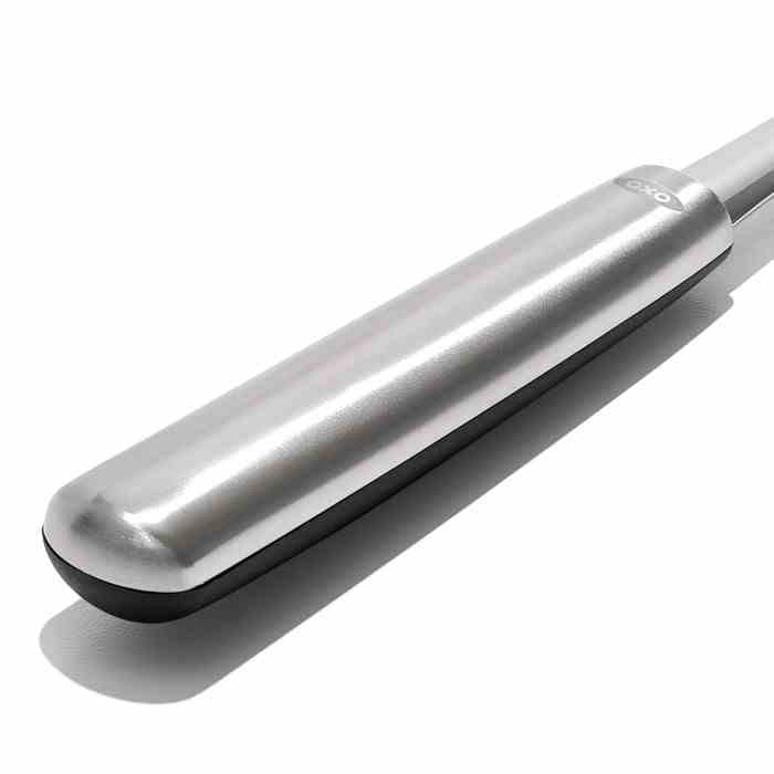Łyżka cedzakowa stalowa, STEEL / OXO
