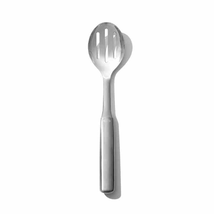 Łyżka cedzakowa do serwowania stalowa, STEEL / OXO