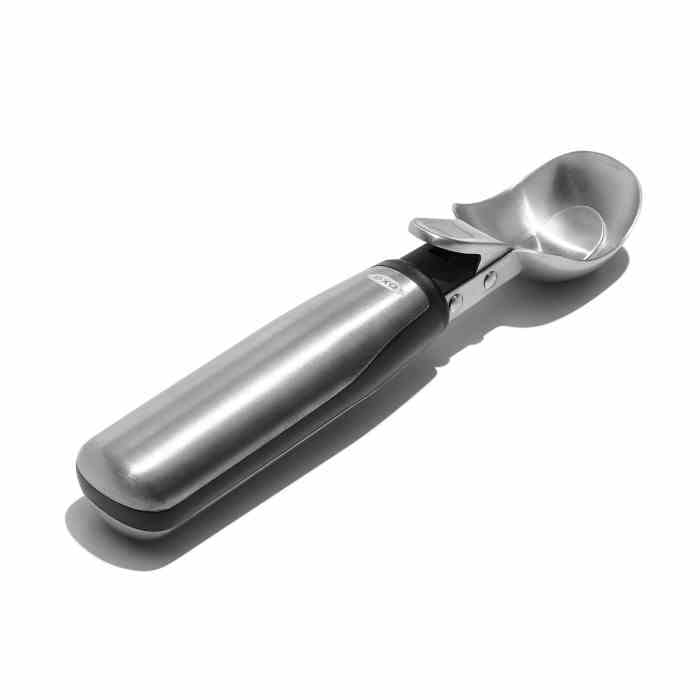 Łyżka do lodów stalowa, STEEL / OXO