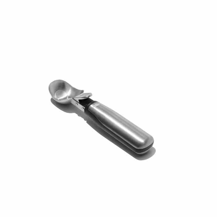 Łyżka do lodów stalowa, STEEL / OXO