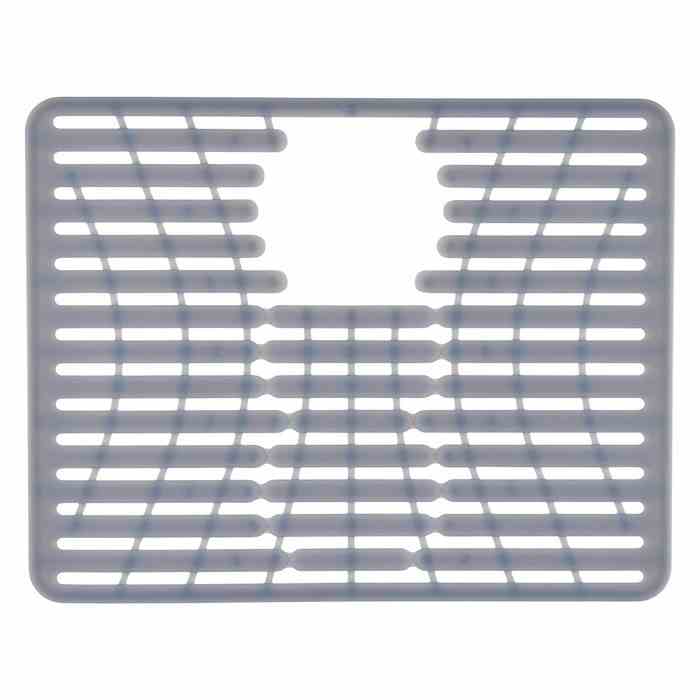 Mata do zlewu 28x32cm  Silikon szara GoodGrips / OXO