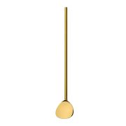 Łyżeczki koktajlowe ze słomką, 6 szt., 20 cm, stal nierdzewna, kolor złoty Coffee Culture / Cilio