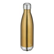 Butelka termiczna, stal nierdzewna, kolor złoty, 0,5 l Elegante / Cilio
