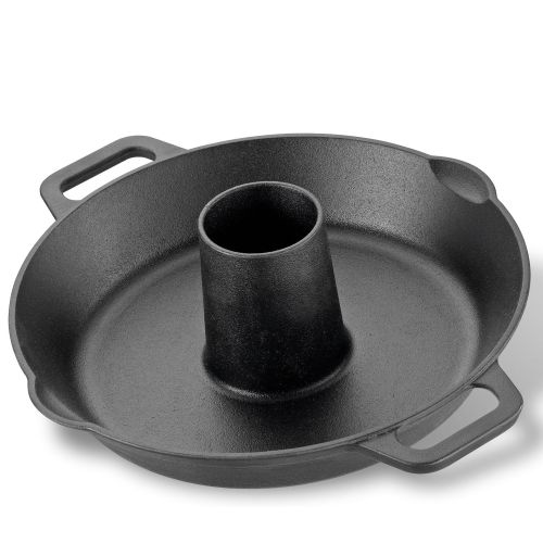 Stojak do kurczaka, śred. 28 x 9,5 cm, 0,1 l, żeliwo BBQ / Kuchenprofi