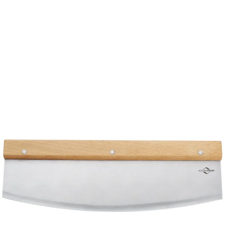 Nóż do pizzy, stal nierdzewna/drewno bukowe, 32 cm  / Kuchenprofi