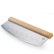 Nóż do pizzy, stal nierdzewna/drewno bukowe, 32 cm  / Kuchenprofi