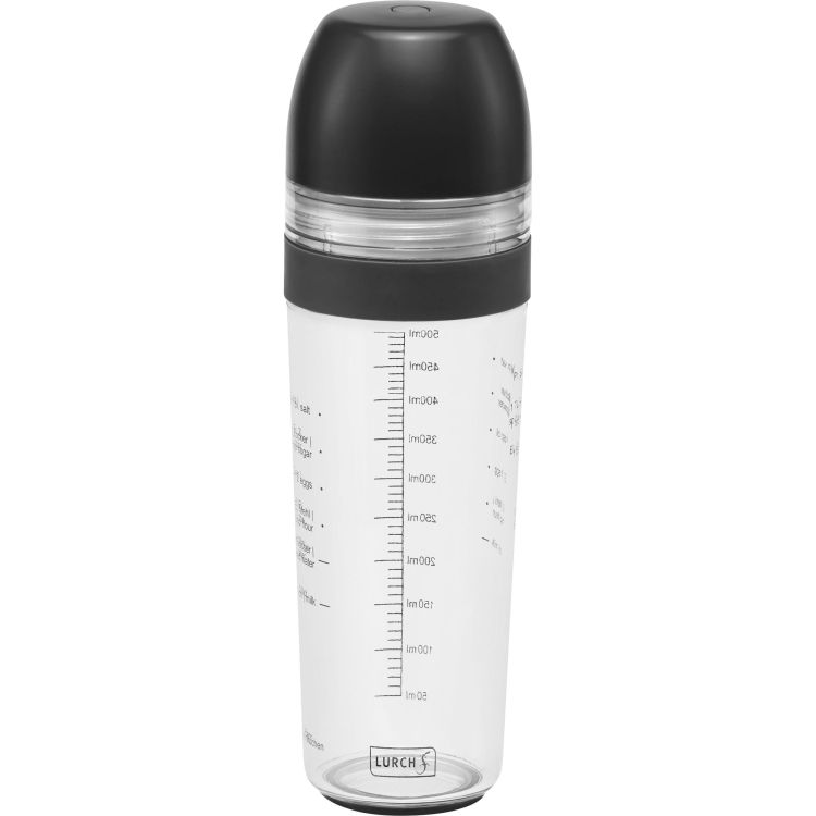 Shaker do ciasta, tworzywo sztuczne, 0,5 l, śred. 8 x 25 cm, szary  / Lurch