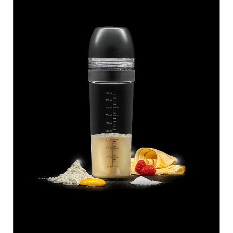 Shaker do ciasta, tworzywo sztuczne, 0,5 l, śred. 8 x 25 cm, szary  / Lurch