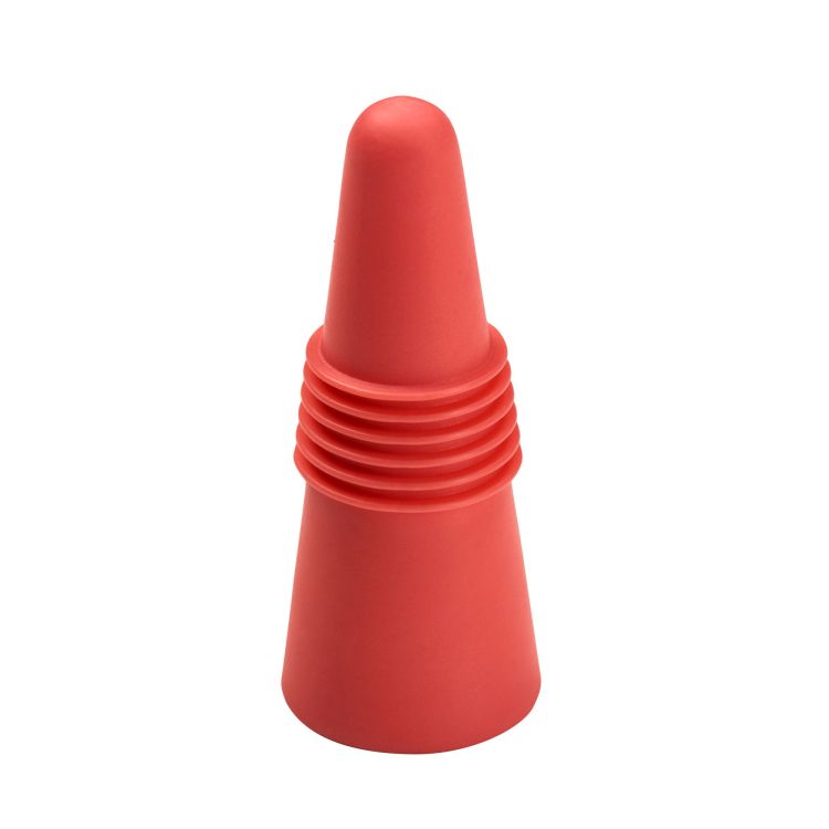 Korek do wina, tworzywo sztuczne/stal nierdzewna, śred. 2,5 x 6 cm, czerwony Party / Lurch